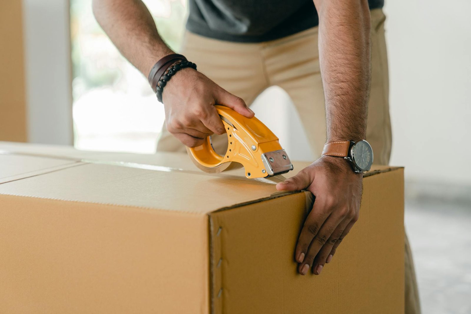 Moving crew loading furniture into truck
